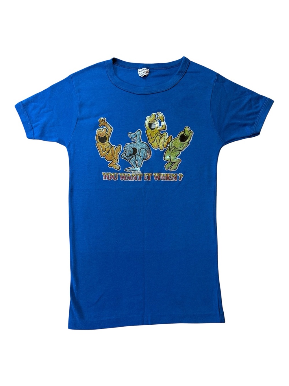 Vintage 70s “You Want It By When?” Novelty Comedic Office Parody Graphic Tshirt